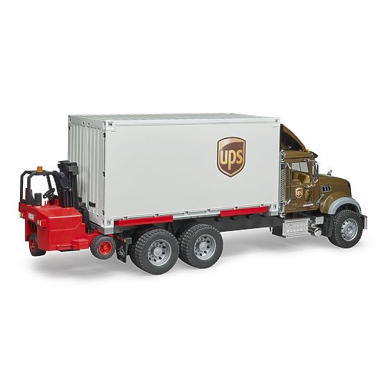 Camion Bruder Mack UPS cu stivuitor