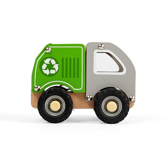 Camion de reciclare din lemn