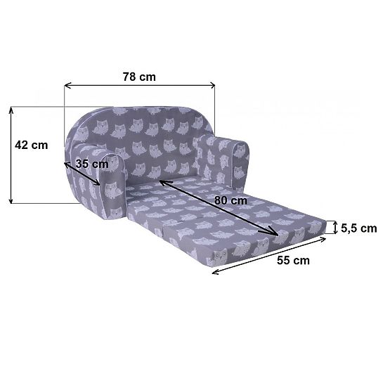 Canapea pentru copii - Dinozauri Spațiali