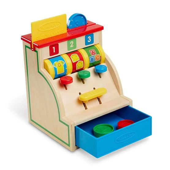 Casă de marcat din lemn 123 Melissa & Doug