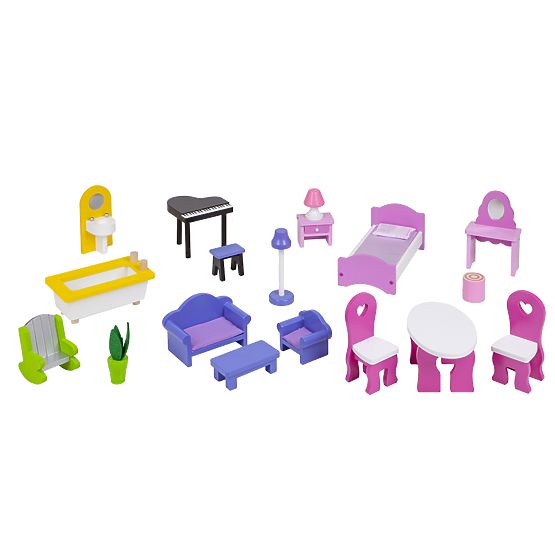 Casă de păpuși cu lift Ava