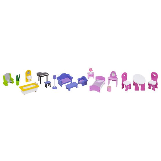 Casă de păpuși cu lift Ava