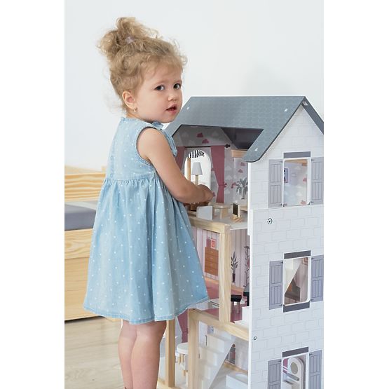 Casă din lemn pentru păpuși Amelia