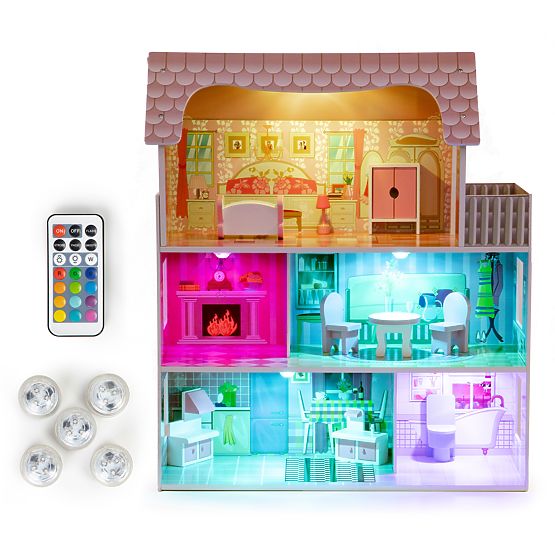 Casă din lemn pentru păpuși Charlotte