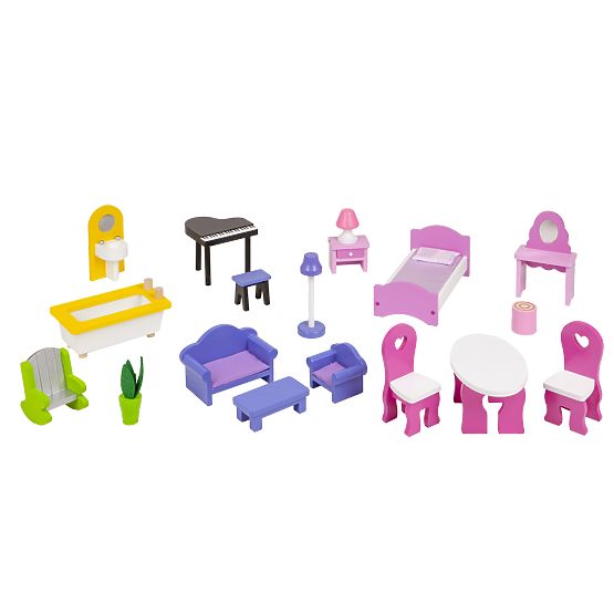 Casă din lemn pentru păpușile Lilly