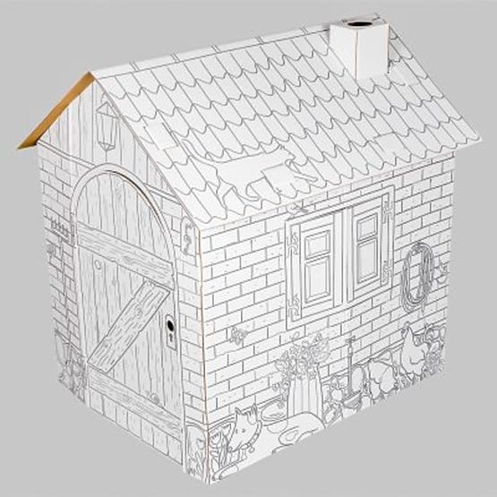 Casa de carton pentru copii
