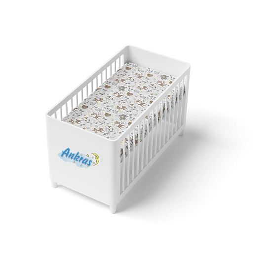 Cearceaf de pat copii - animale de padure