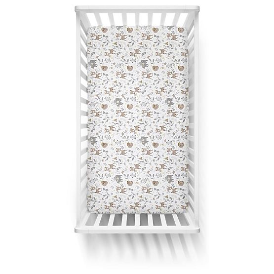 Cearceaf de pat copii - animale de padure