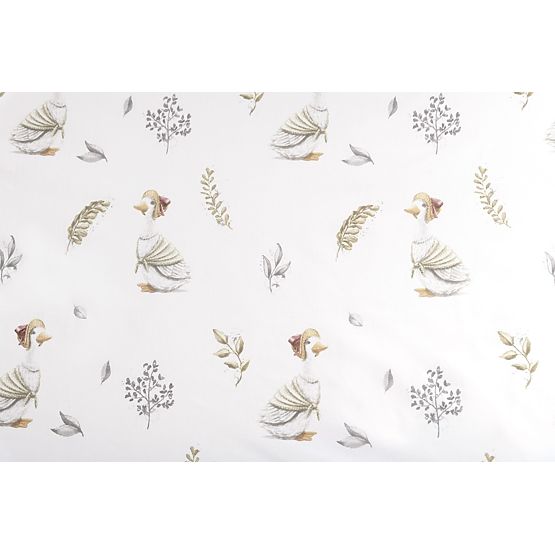 Cearșaf din bumbac cu elastic - Gâsculițe (120x60 cm)