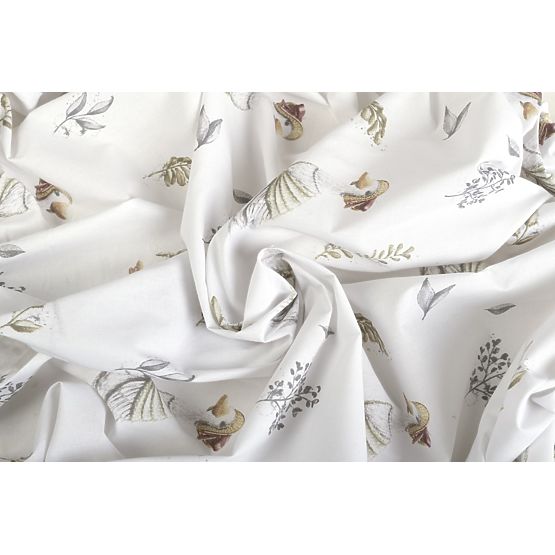 Cearșaf din bumbac cu elastic - Gâsculițe (120x60 cm)