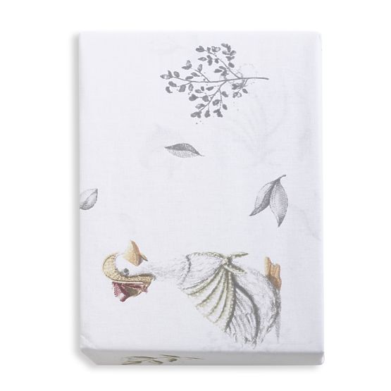 Cearșaf din bumbac cu elastic - Gâsculițe (120x60 cm)