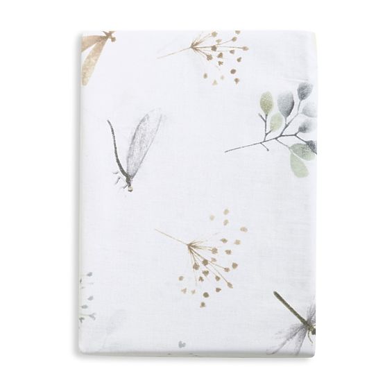 Cearșaf din bumbac cu elastic - Libelule (120x60 cm)