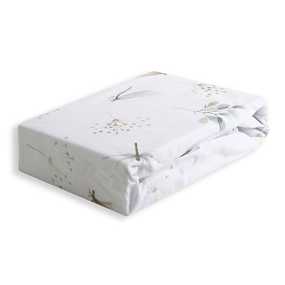 Cearșaf din bumbac cu elastic - Libelule (120x60 cm)