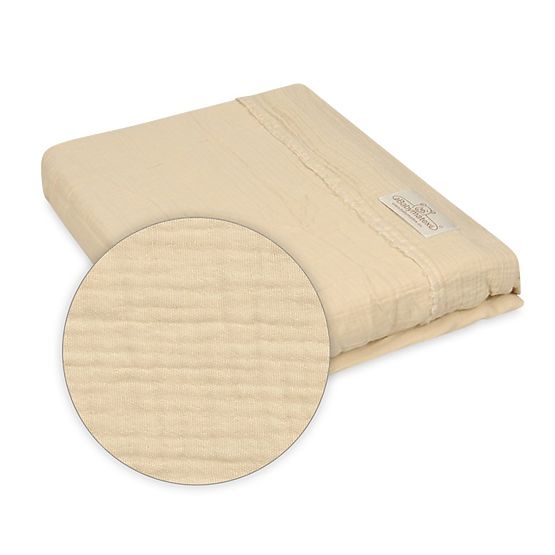 Cearșafuri de muselină 135x100 + 40x60 bej