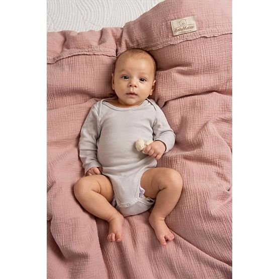 Cearșafuri de muselină 135x100 + 40x60 roz