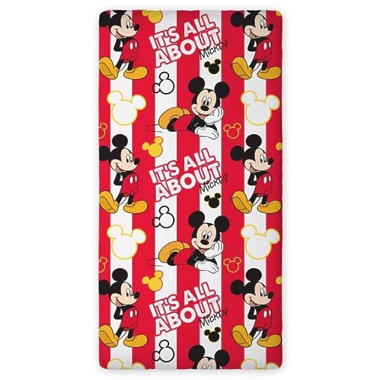 Cearșafuri din bumbac Mickey Mouse 007