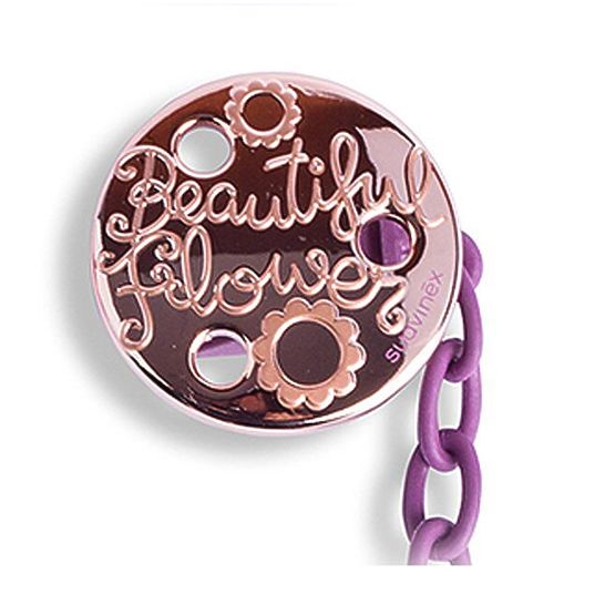 Clema din Sauvinex auriu pentru suzeta