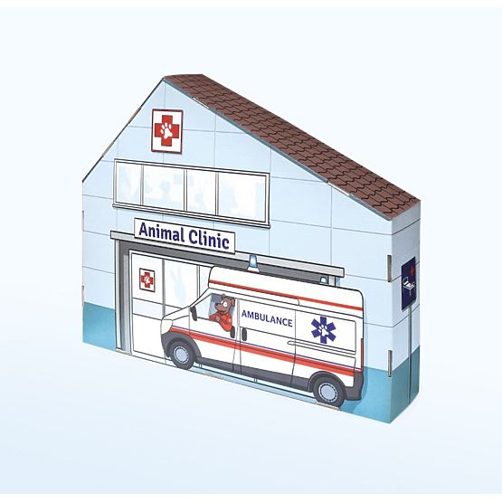 Clinica veterinară din carton