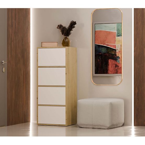 Comodă ALMA Front ALB Corp DUB ARTISAN