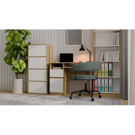 Comodă ALMA Front ALB Corp DUB ARTISAN