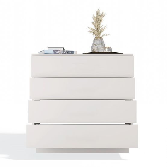 Comodă AMBER 4S Dulap 4 Sertare pentru Dormitor Livingroom CAȘMIR Bej