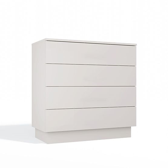 Comodă AMBER 4S Dulap 4 Sertare pentru Dormitor Livingroom CAȘMIR Bej