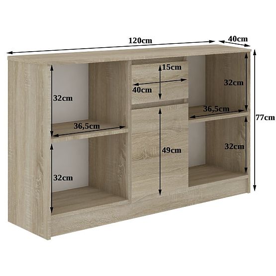 COMODĂ B-17 CLP PK SONOMA