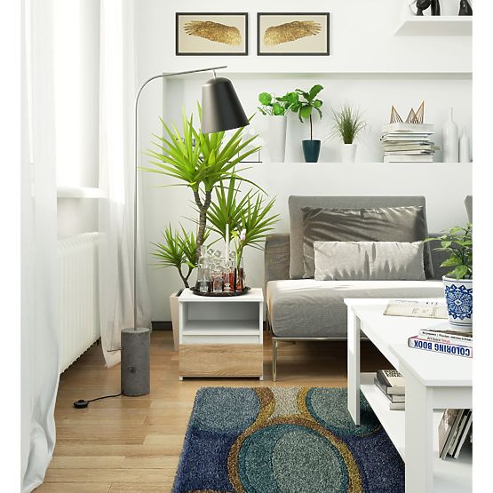 COMODĂ CL1 PK ALBĂ / DUB SONOMA