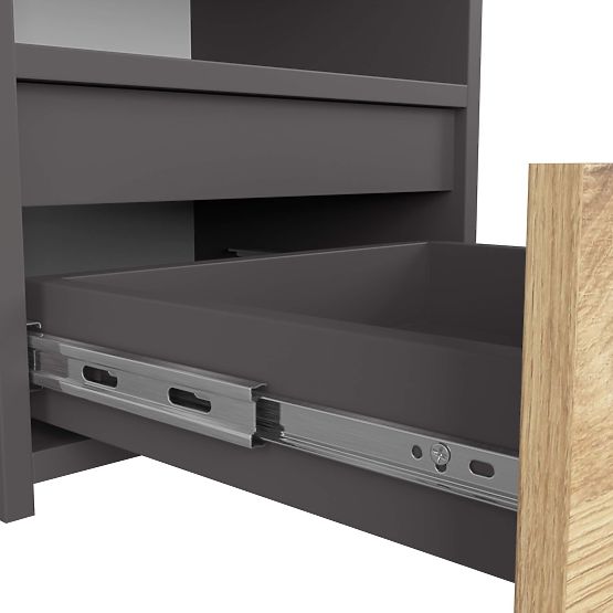 COMODĂ CL1 PK GRAFIT GRI / STEJAR ARTISAN