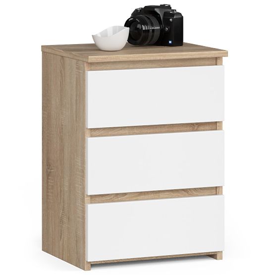 COMODĂ CL3/40 PK STEJAR SONOMA / ALB