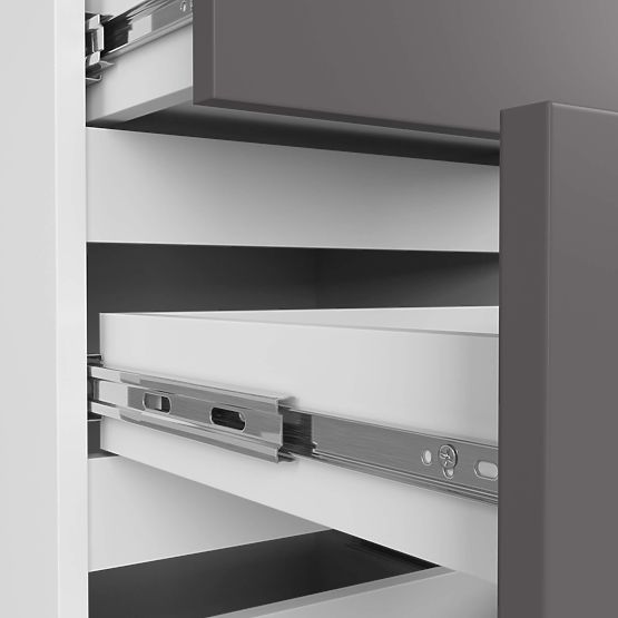 COMODĂ CL4 PK ALBĂ / GRI