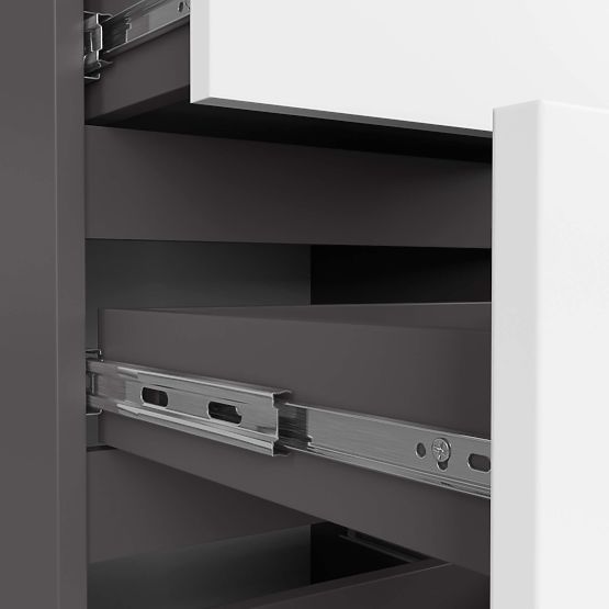 COMODĂ CL4 PK GRAFIT GRI / ALB