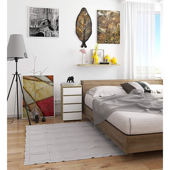 COMODĂ CL4 PK STEJAR ARTISAN / ALB