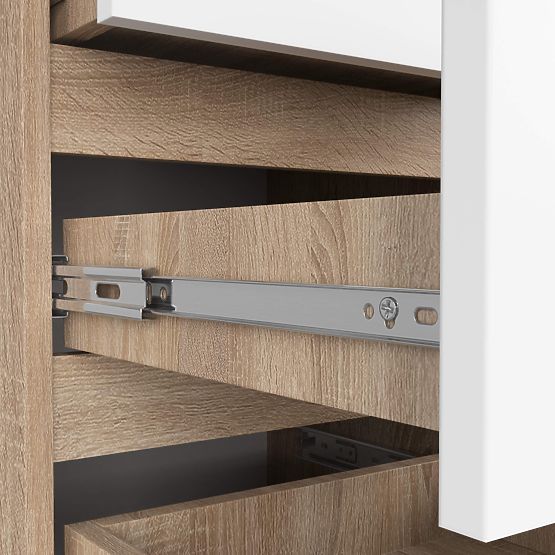 COMODĂ CL5 PK STEJAR SONOMA / ALB