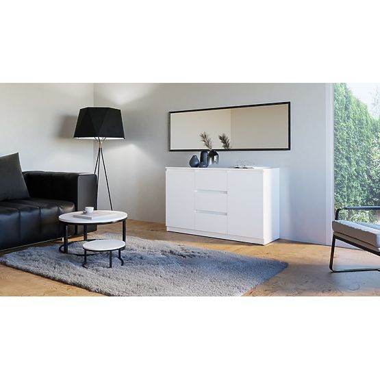 Comodă COSTA 1D3S/2D3S ALBĂ