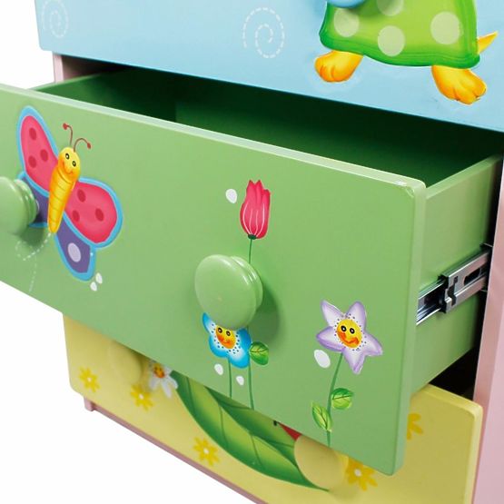 Comodă cu sertare Grădina Magică - dulap pentru copii