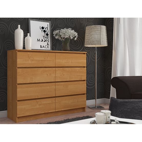 COMODĂ K 120 cm 8 SERTARE PK ARIN