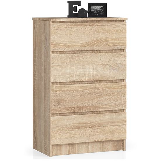 COMODĂ K 60 cm 4 SERTARE PK STEJAR SONOMA