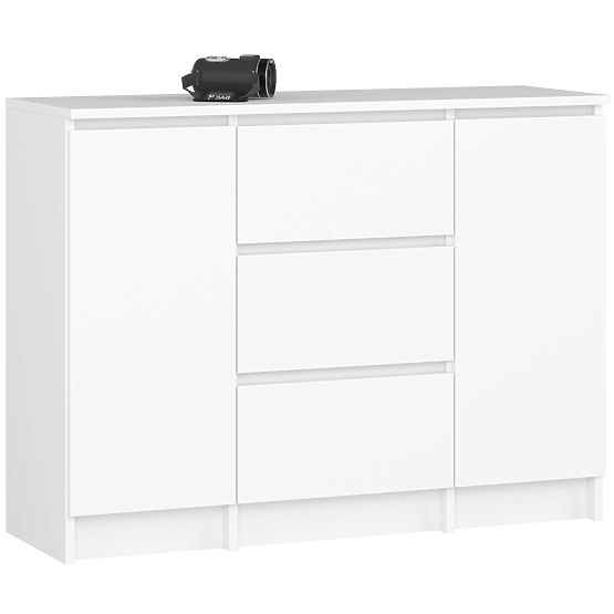 COMODĂ K100 2D 3SZ PK ALBĂ