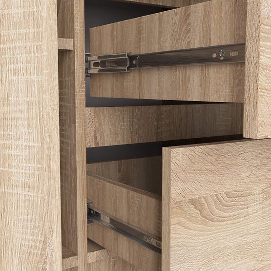 COMODĂ K100 2D 3SZ PK STEJAR SONOMA