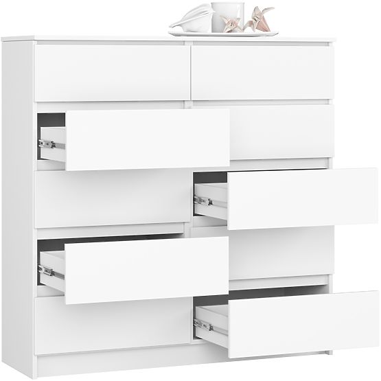 COMODĂ K120 10SZ CLP PK ALBĂ