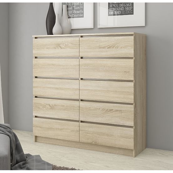 COMODĂ K120 10SZ CLP PK STEJAR SONOMA
