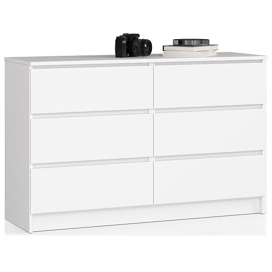COMODĂ K120 6SZ CLP PK ALBĂ