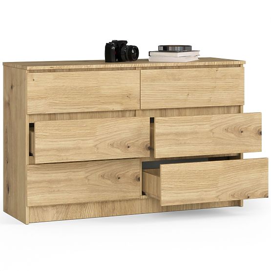 COMODĂ K120 6SZ CLP STEJAR ARTISAN