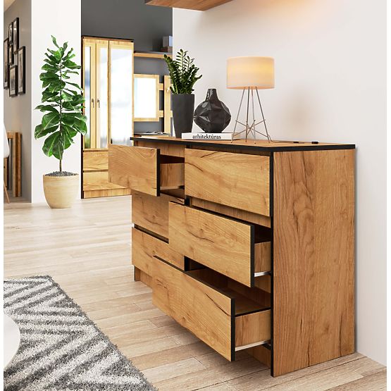 COMODĂ K120 6SZ CLP STEJAR CRAFT