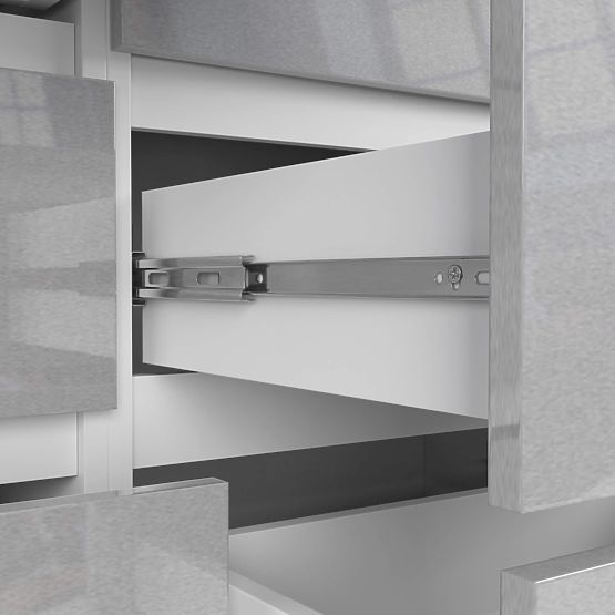 COMODĂ K120 8SZ PK METALIC LUCIOASĂ