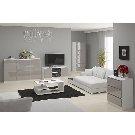 COMODĂ K120 8SZ PK METALIC LUCIOASĂ