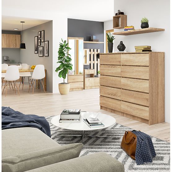 COMODĂ K140 10SZ CLP PK STEJAR SONOMA