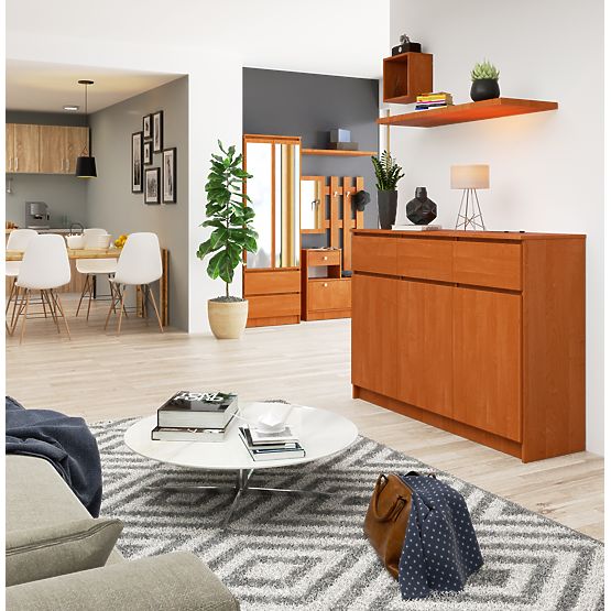 COMODĂ K140 3D 3SZ CLP PK ALUN