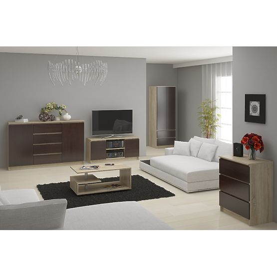 COMODĂ K140 3D 3SZ CLP PK SONOMA / WENGE